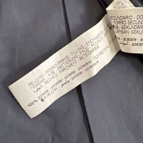 Zara Baby Girl Wool Blend Textured Weave Peter Pan Coat Size 12-18 Months Blue - Picture 8 of 9